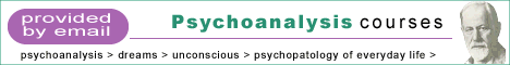 Psychoanalysis ad banner